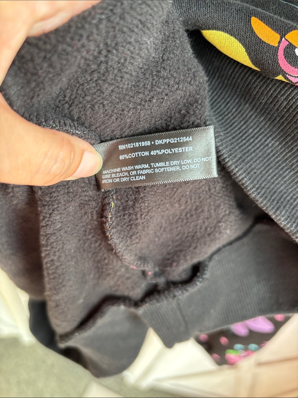 Dolls Kill x The Powerpuff Girls Villains Oversized Hoodie Black Medium - Picture 4 of 9